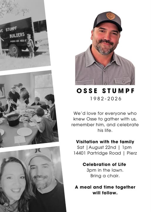 Osse Stumpf Death and Obituary Beloved Pierz, Minnesota Community Member Has Passed Away